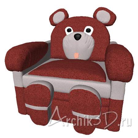 Детское кресло-кровать Мишка